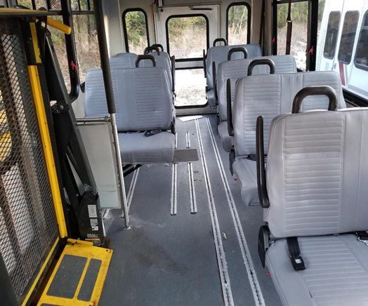 14-Passenger-Ford-E450-Inside